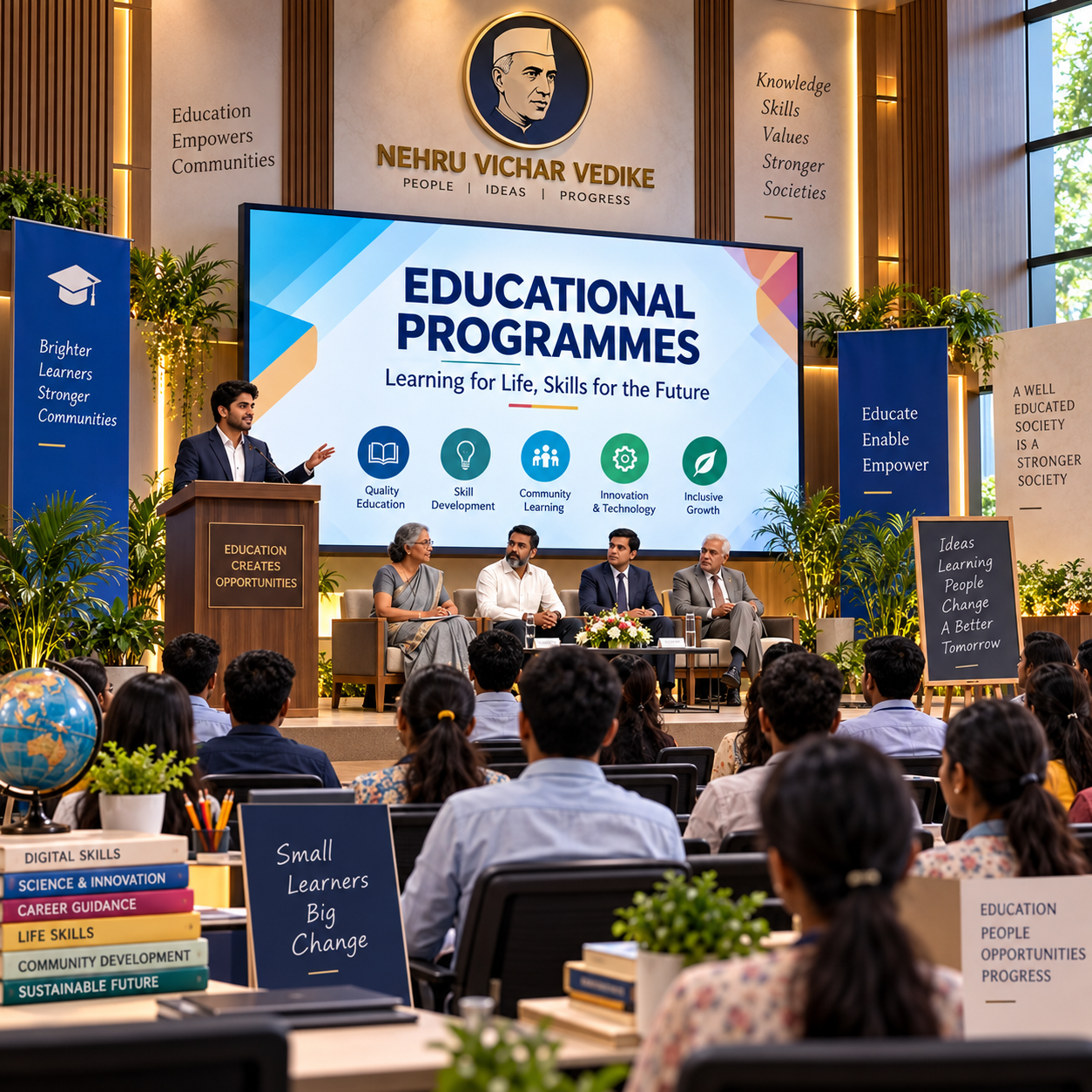 Educational programme by Neharu Vichar Vedike